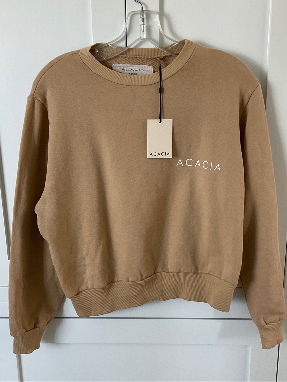 Acacia tan basics crewneck